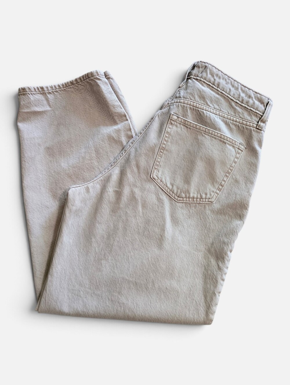 Abercrombie & Fitch The Taper Jean High Rise Curve Love Light Brown Size 29/8s
